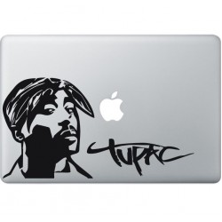 Tupac Shakur Macbook decal